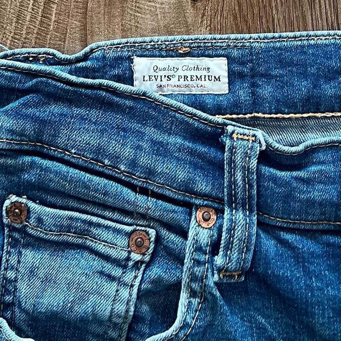 Jean/pantalon bleu délavé 519 Slim pour homme, taille : W 30 L 34 (40 taille française) - photo numéro 6