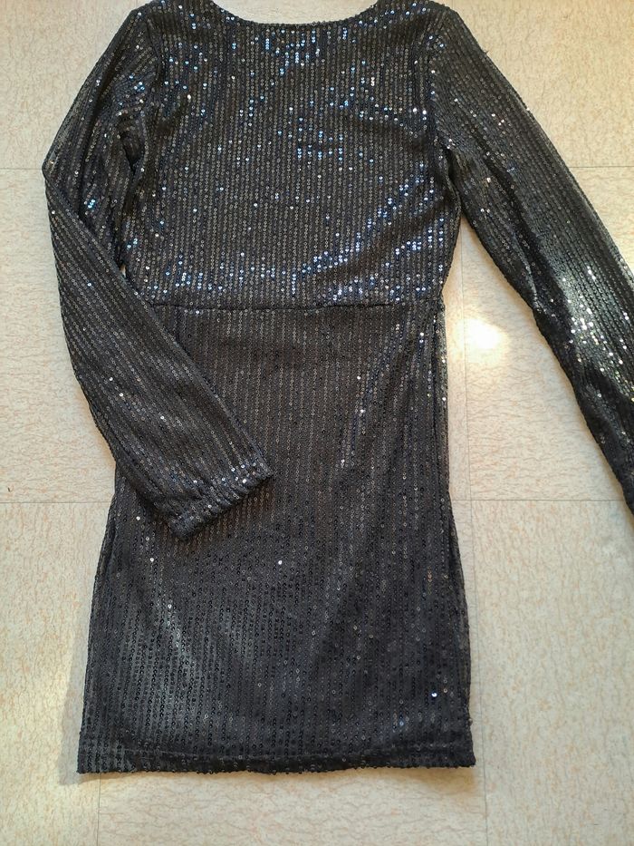 Robe de soirée fille à strass noire/ T. 12 ans / " Zeeman " / NEUVE