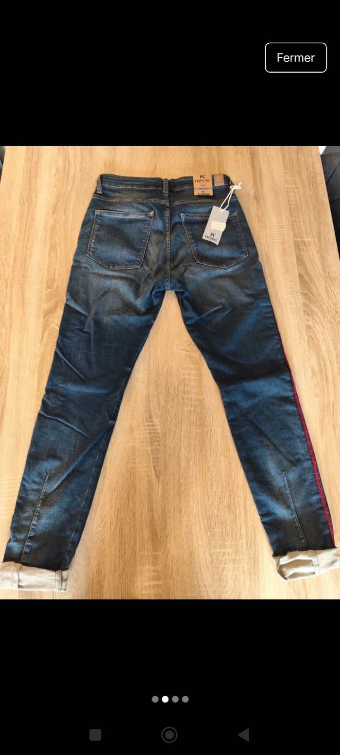Jeans boyfriend Kaporal neuf - photo numéro 2