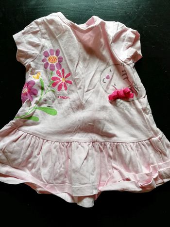 Robe rose sucre d'orge