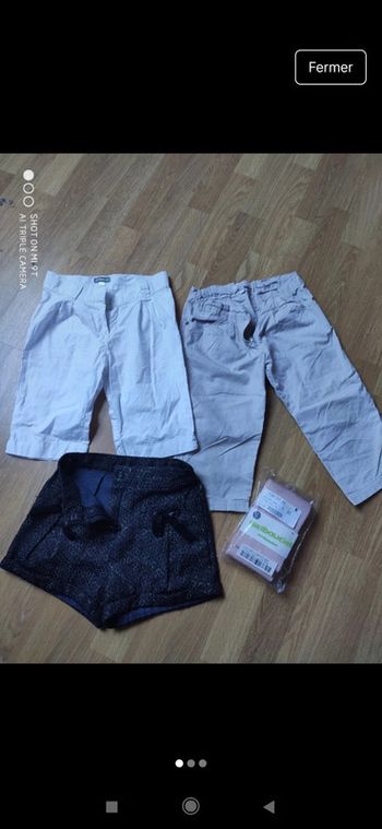 Lot pantacourt short legging