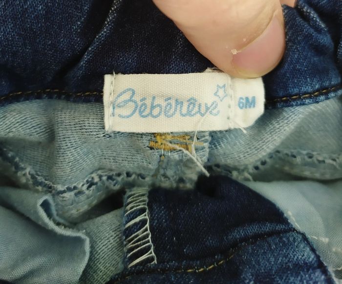 Jeans bleu foncé garçon taille 6 mois Bébé Rêve - photo numéro 3