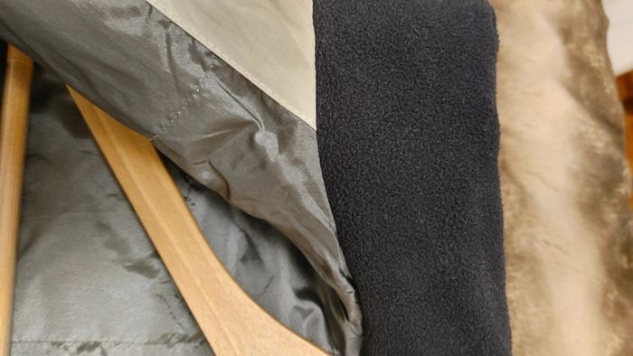 Grosse veste doudoune matelassée homme imperméable duvet plume blanc cassé beige chaude épaisse - photo numéro 7