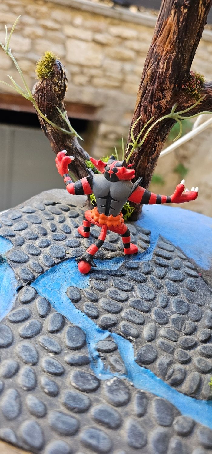 Super figurine Pokemon Nintendo tomy Felinferno - photo numéro 4