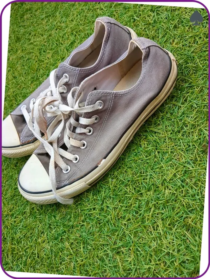 Converse courte homme Gris - photo numéro 4