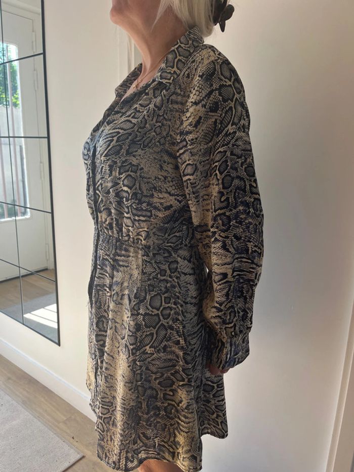 Robe motif serpent marque Zara - photo numéro 3