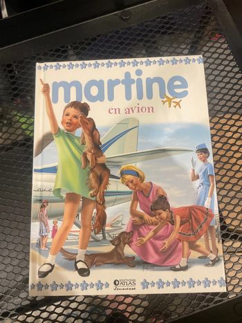 Martine en avion