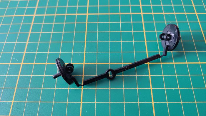 Axe avant pièce détachée miniature Bburago burago Jaguar SS100 1937 1/18 1/18e 1/18ème #D57 - photo numéro 2