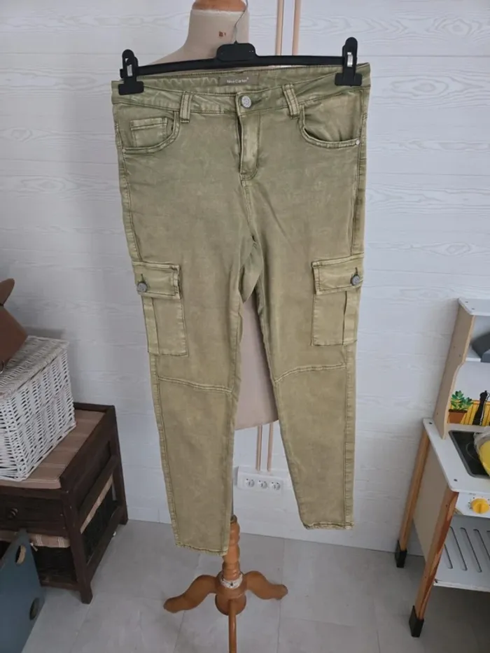 Jogging slim kaki Nina carter taille 38