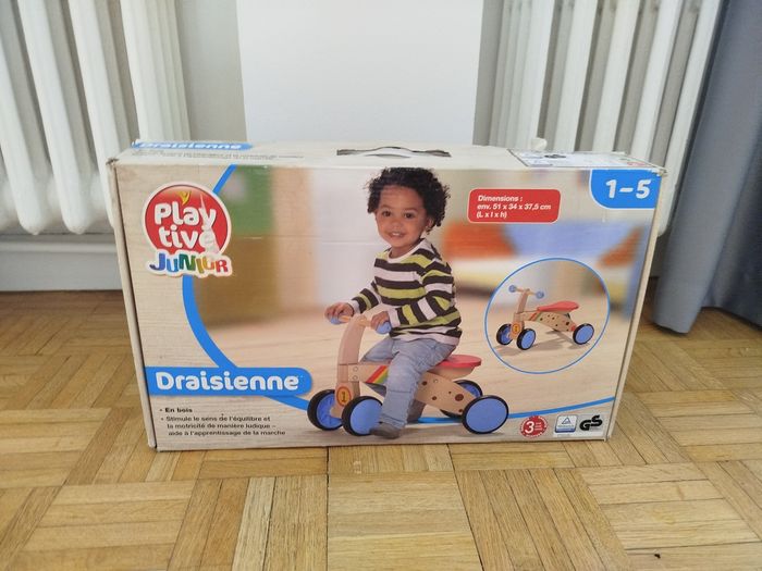 Draisienne  en bois  PlaytiveJunior lidl 1-5