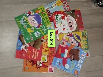 Lot de 7 magazines Pomme d’Api année 2017 L014  7581972026