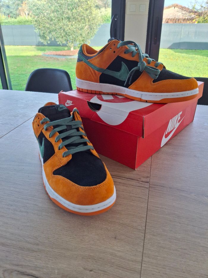 Nike Dunk Low Orange Taille 44,5 Neuve - photo numéro 4