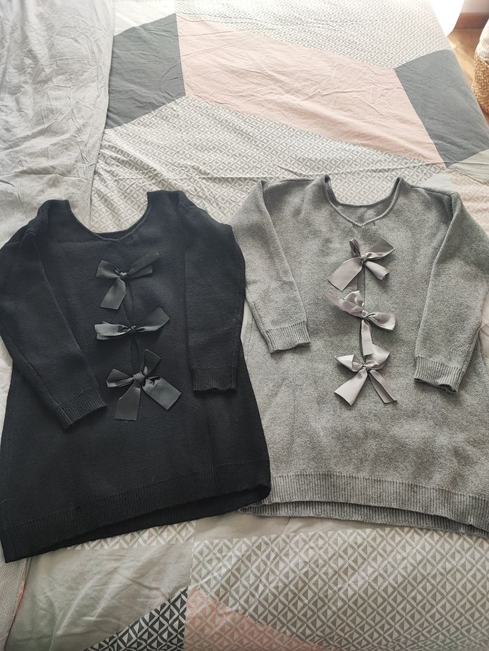 Lot 2 long pull la modeuse taille S.