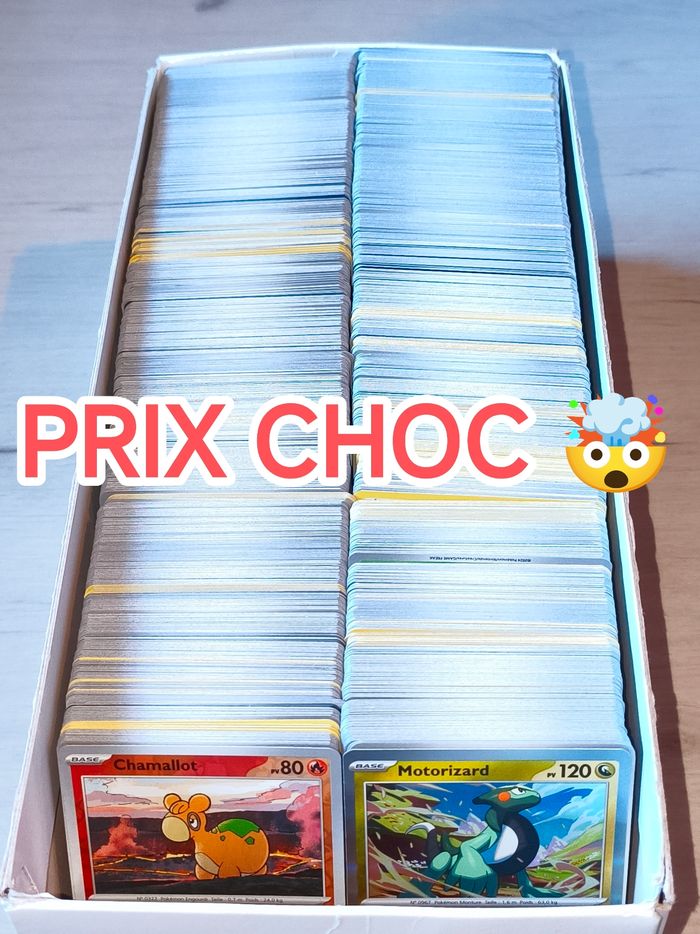 Lot de 100 cartes Pokémon VF en très bon état