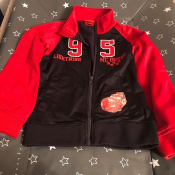 Veste flash mc queen cars 4-5 ans