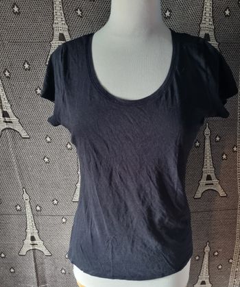 T-shirt noir taille L
