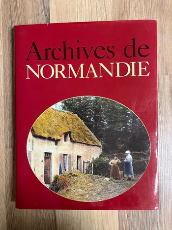 Beau livre relié-Archives de Normandie