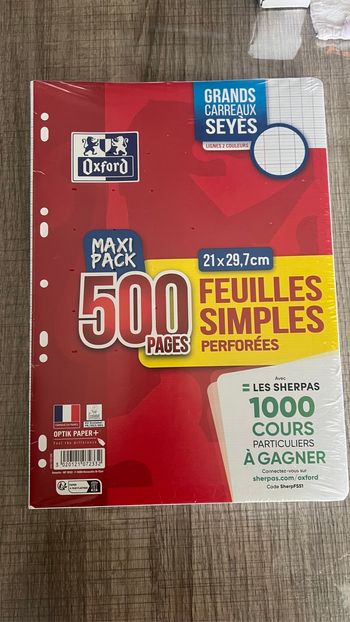 Feuilles simples X 500
