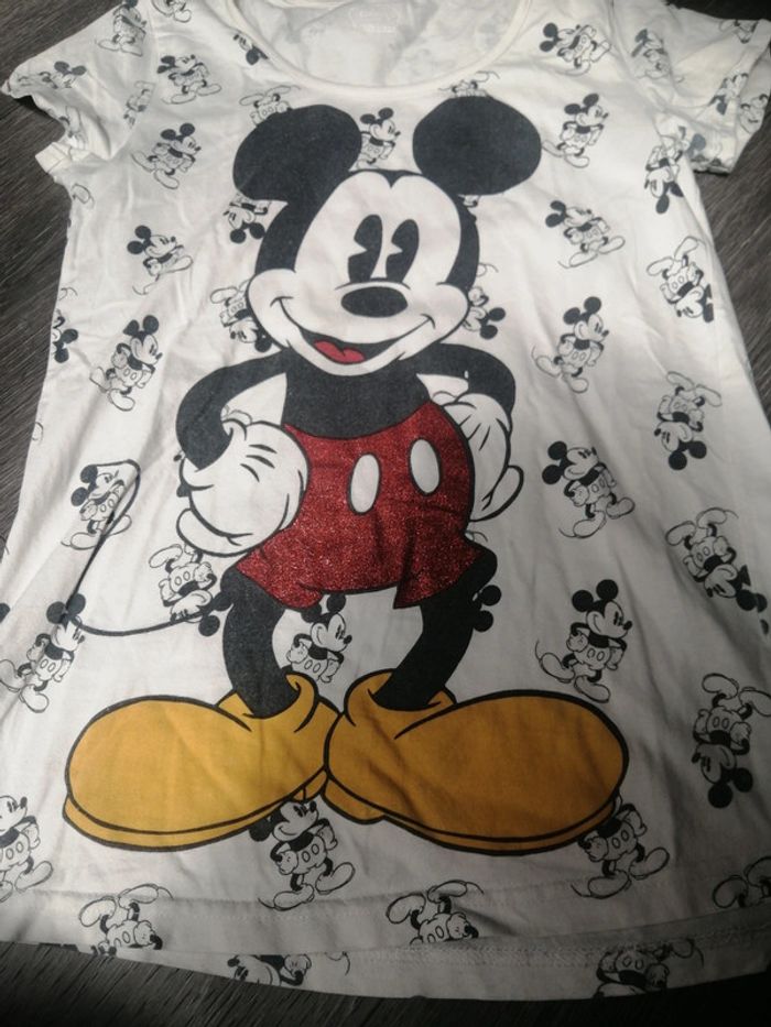 Tee shirt manche courte Mickey 10A - photo numéro 2
