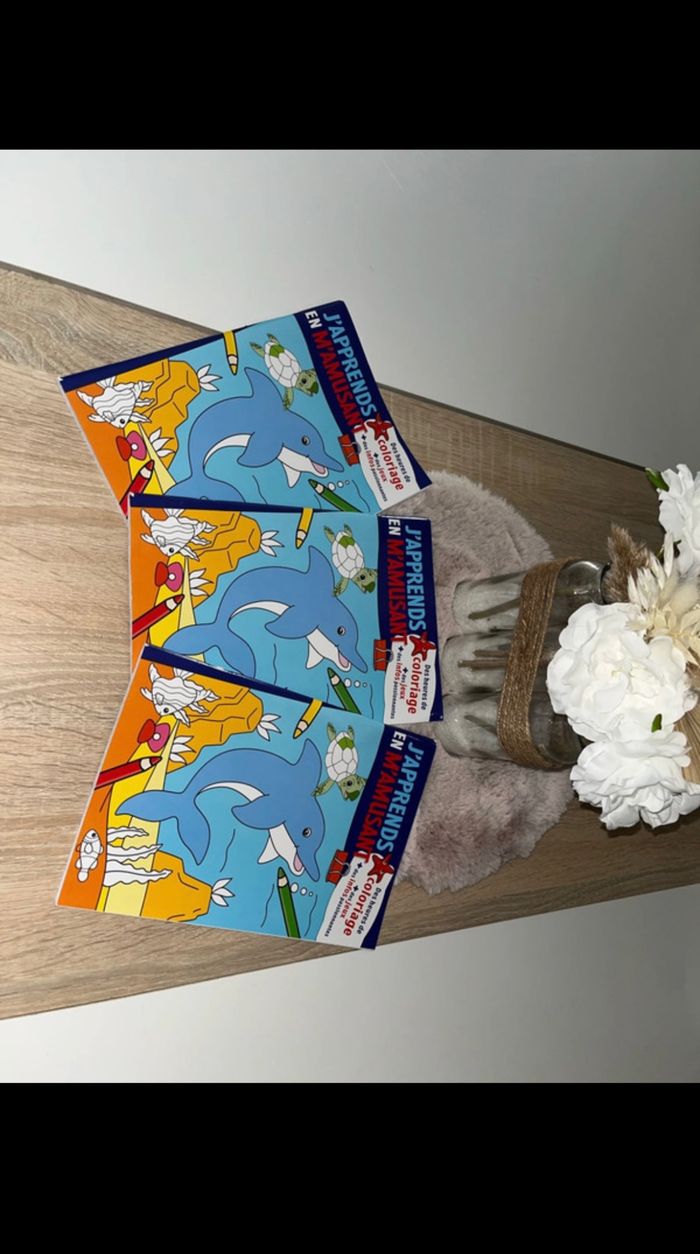 Livre de coloriage et jeux pour enfant