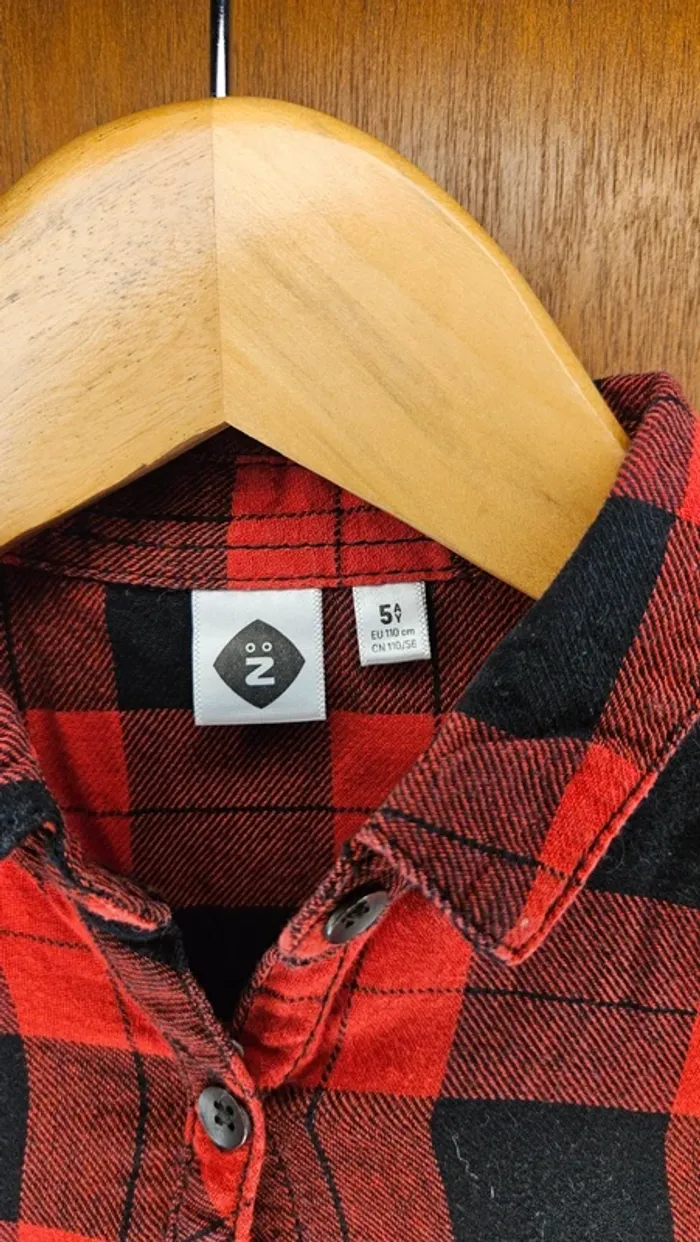 Robe chemise à carreaux 5 ans - photo numéro 2