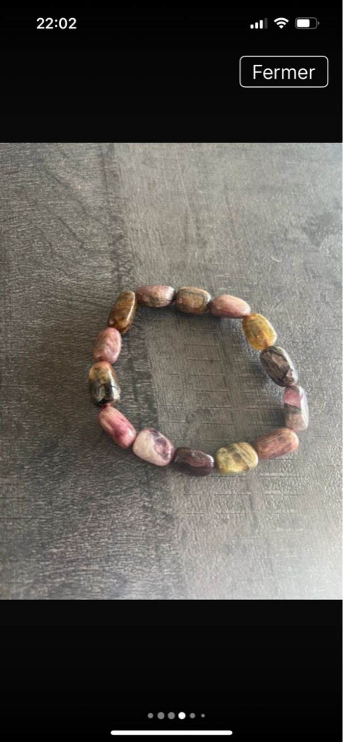 Bracelet Toumaline en pierre naturelle