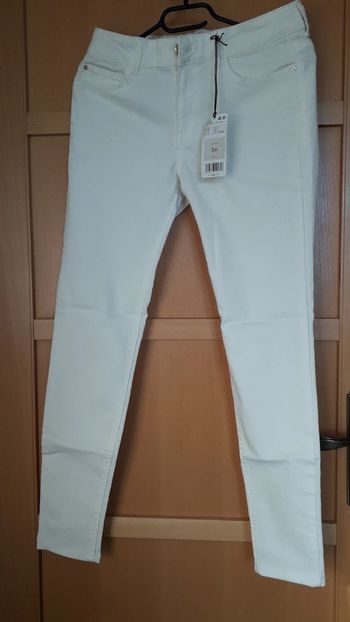 Pantalon blanc demin
