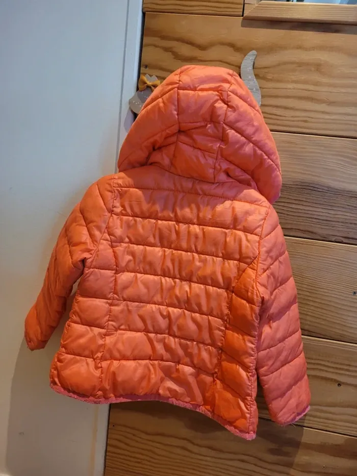 Doudoune corail fille 3 ans - photo numéro 3