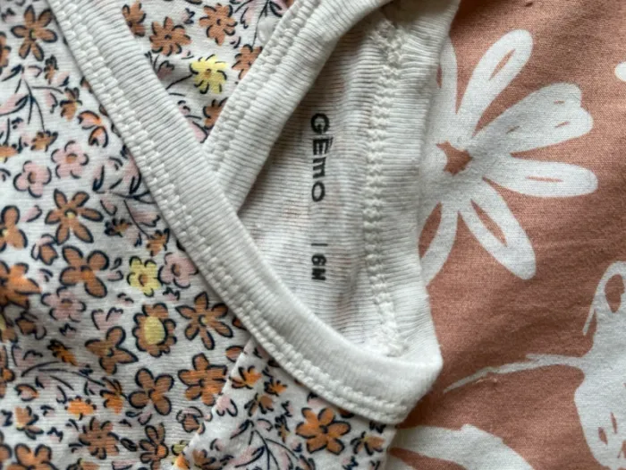 Lot de 2 body Gemo 6 mois - photo numéro 2
