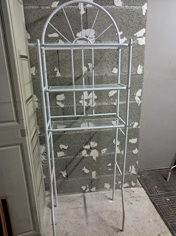 Étagère de rangement blanche