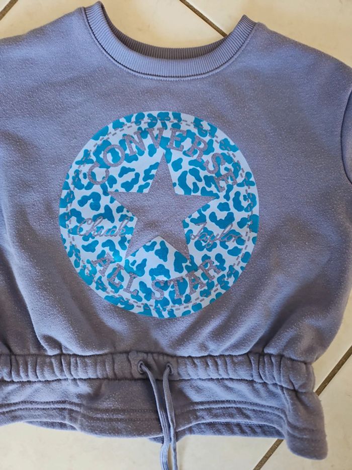 Pull fille converse 5 ans BBF3 - photo numéro 3