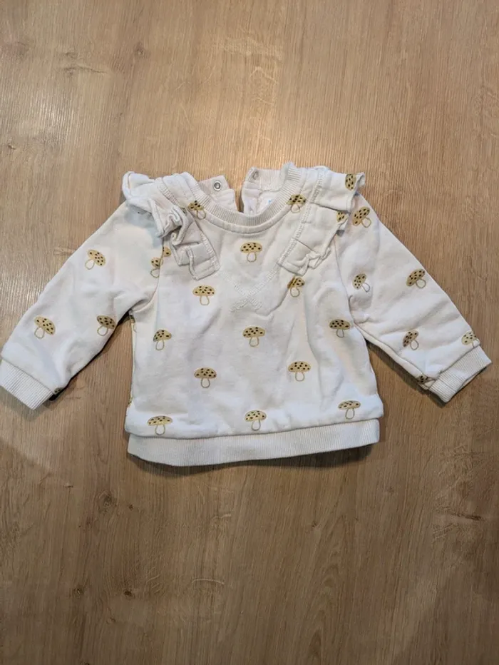 Sweat champignon 12 mois