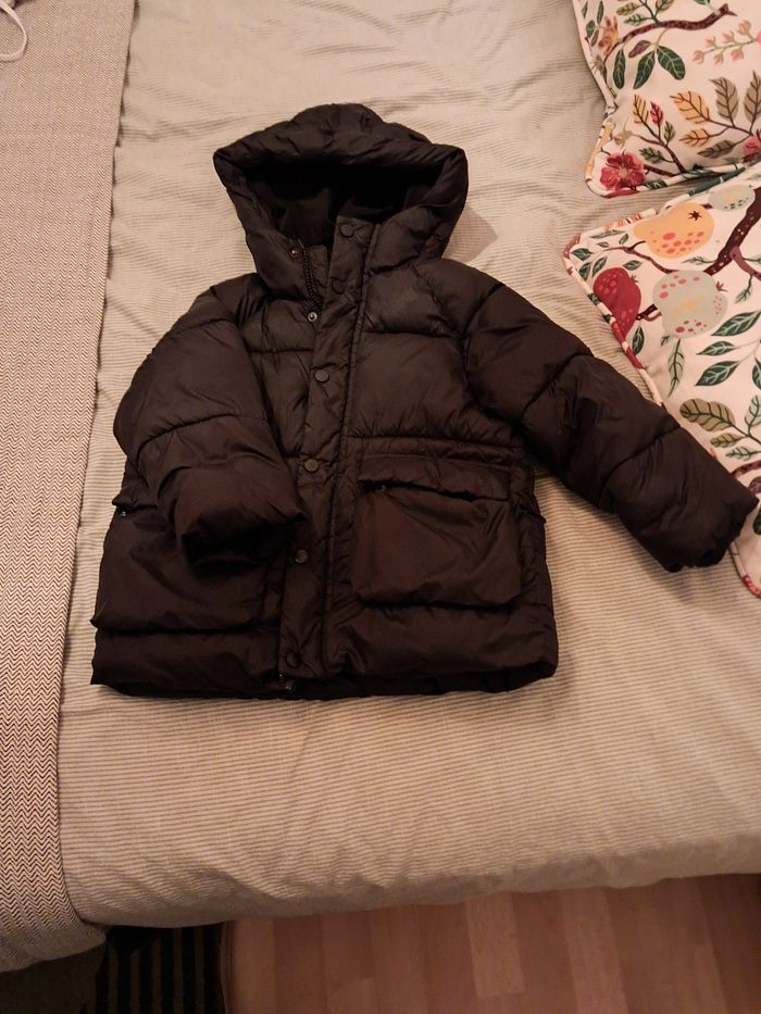 Doudoune Zara noire enfant