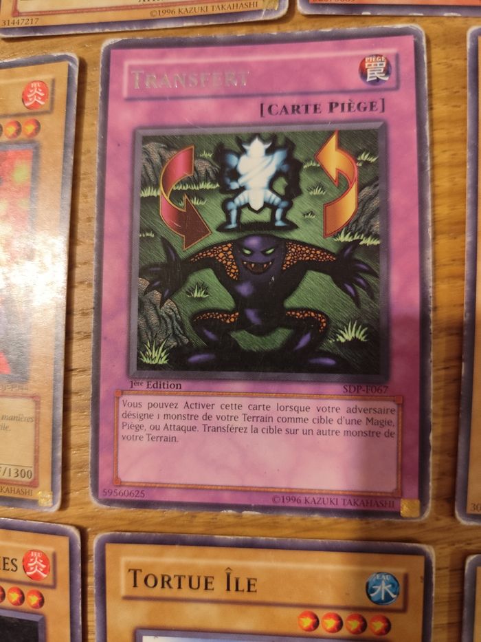 Lot 14 cartes anciennes Yu-Gi-Oh SDP Serviteur du Pharaon édition 1 - photo numéro 4