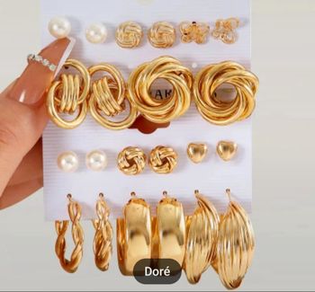 Lot boucle d'oreilles neuf