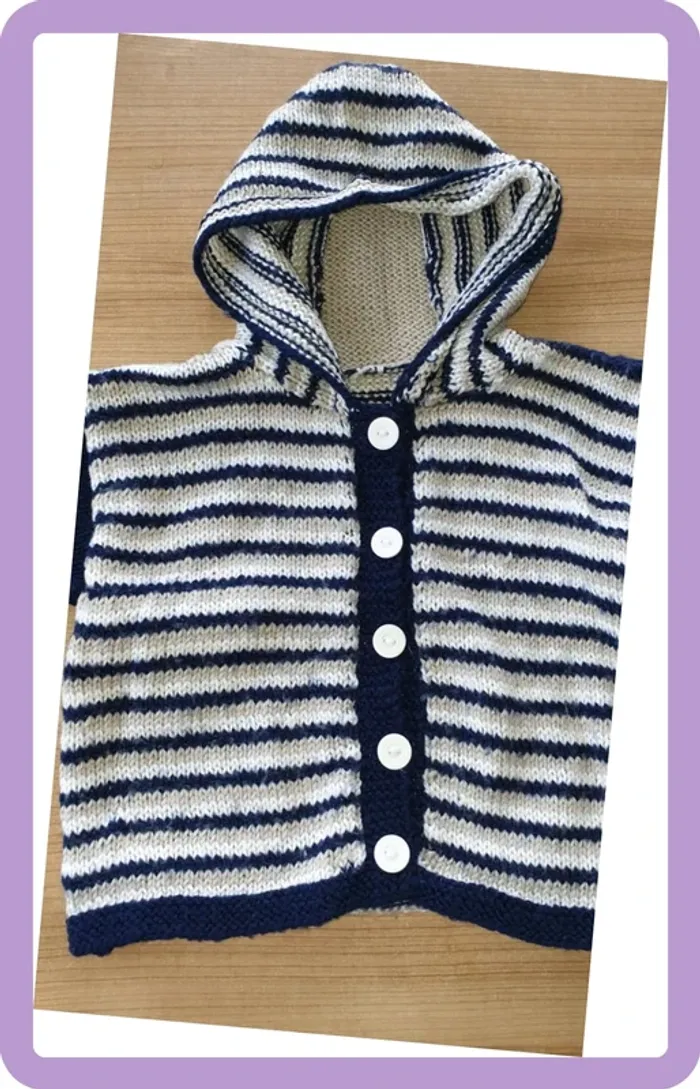 Gilet sweat Handmade 18-24 mois - photo numéro 3