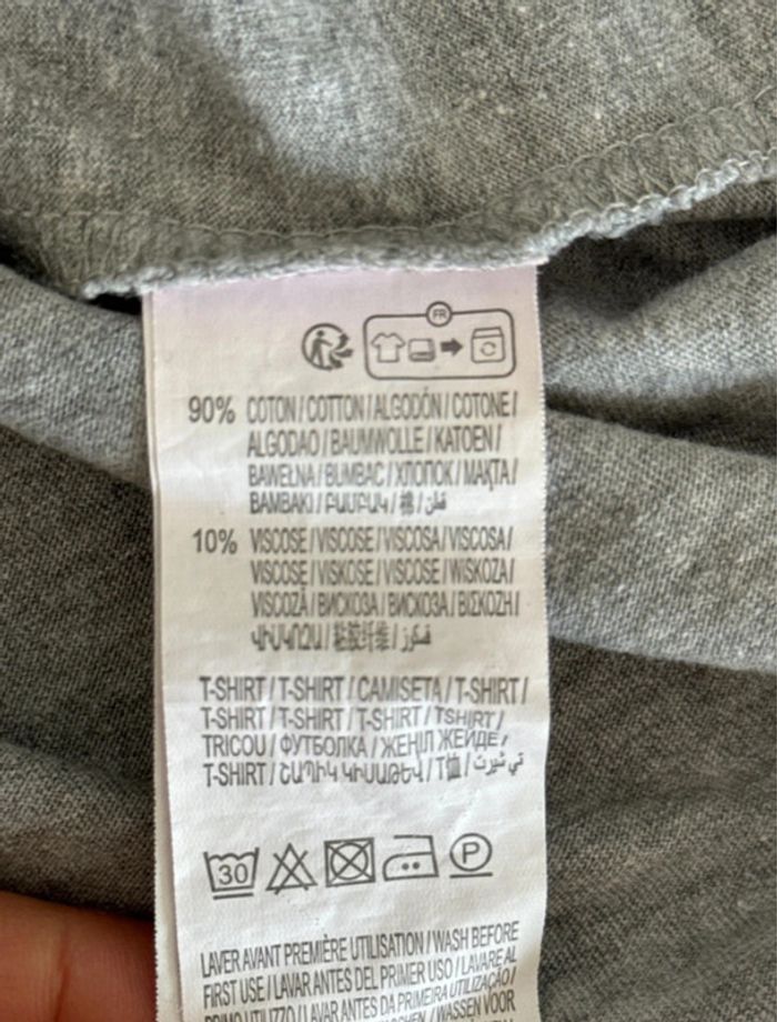 T-shirt gris imprimé - photo numéro 6