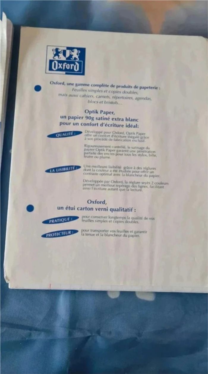 Lot feuille petit et grand carreaux - photo numéro 3