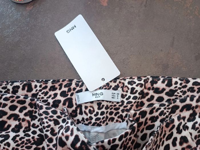 Pantalon léopard mango - photo numéro 2
