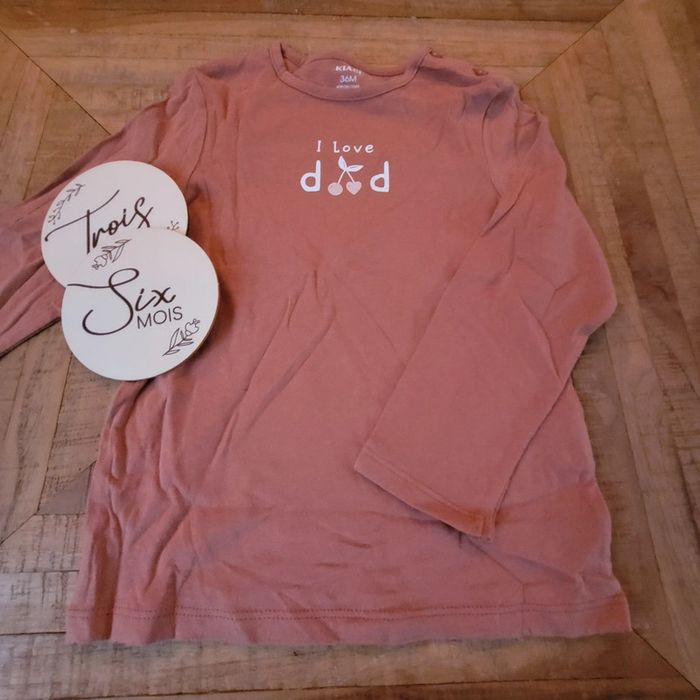 Tee shirt "I love Dad" - photo numéro 2