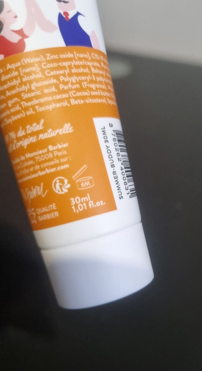crème solaire summer buddy uv30 neuf - photo numéro 3