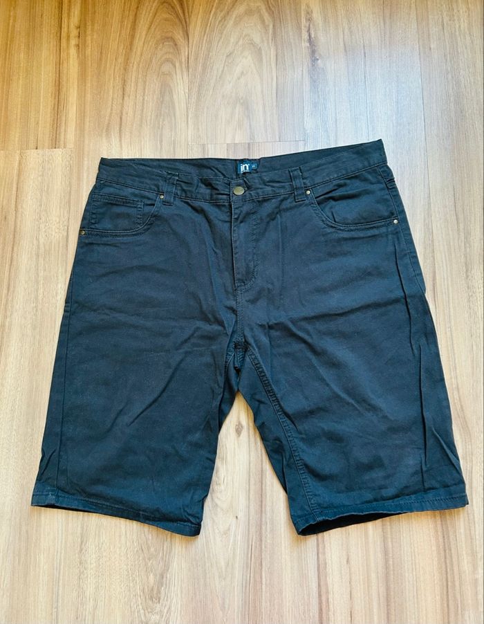 Short gris uni Homme In Extenso Tailles 44-46 - photo numéro 1