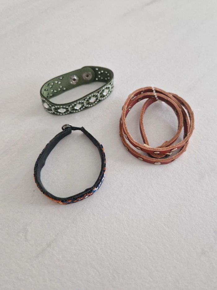 Lot de 3 bracelets