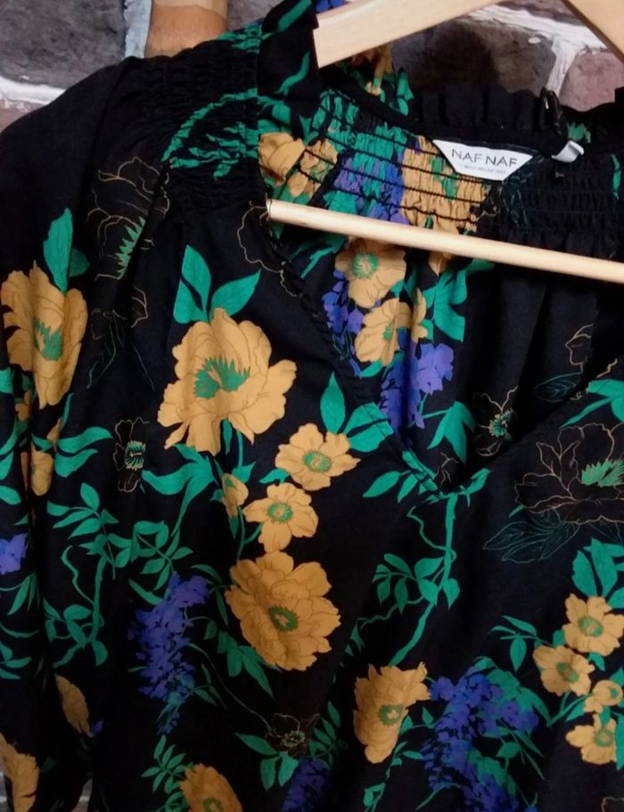 Blouse fleurie Nafnaf - photo numéro 2