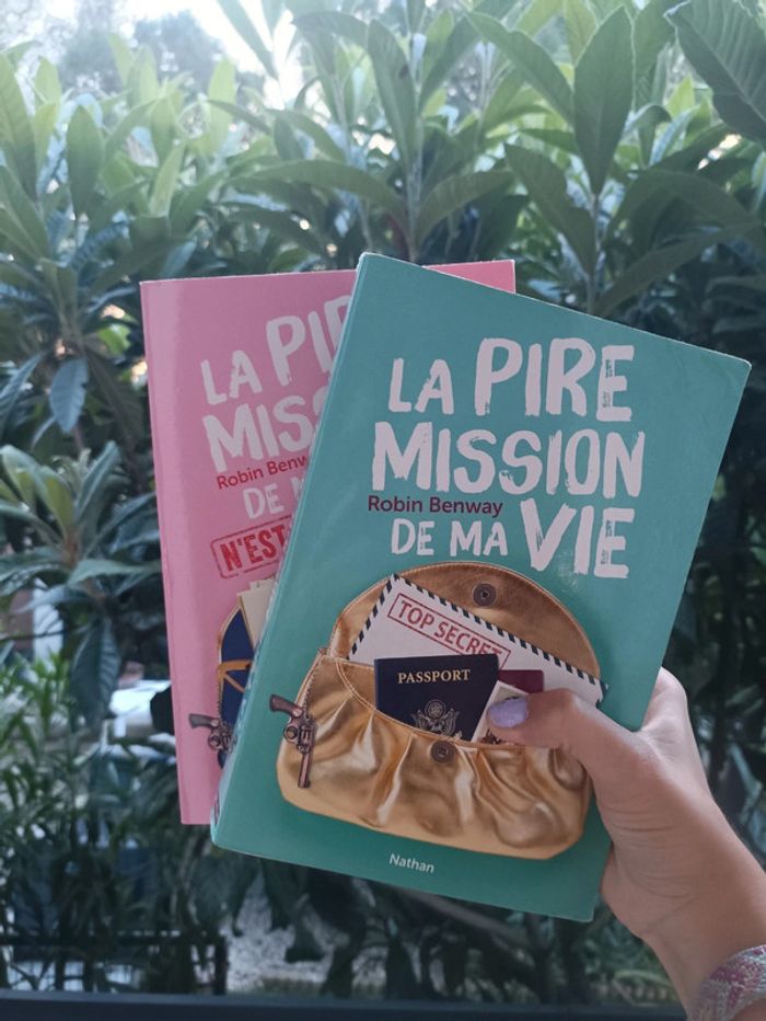 Lot de 2 livres La pire mission de ma vie de Robin Benway. - photo numéro 2
