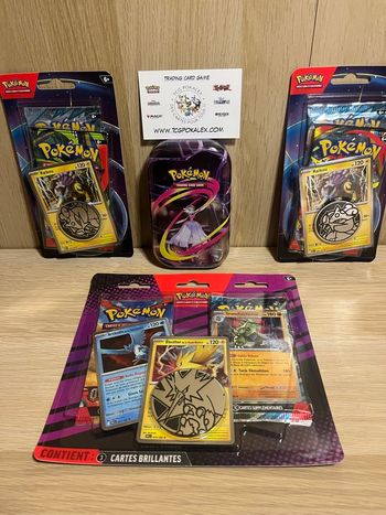 Pokémon lot 3 duo pack et 1 mini tin fr
