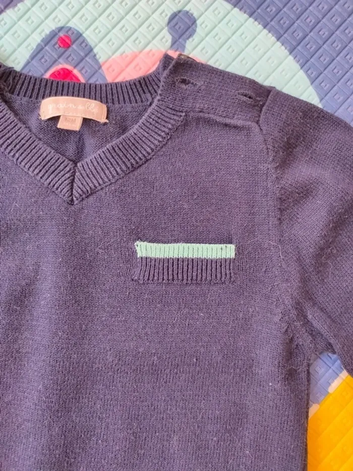 Pull Grain de blé 12 mois - photo numéro 3