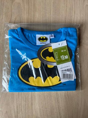 Body bébé 18 mois 86cm Batman bleu et jaune
Neuf dans son emballage