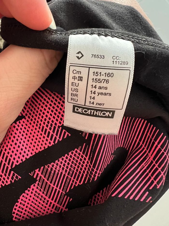 Tee shirt de sport decathlon 14 ans - photo numéro 3