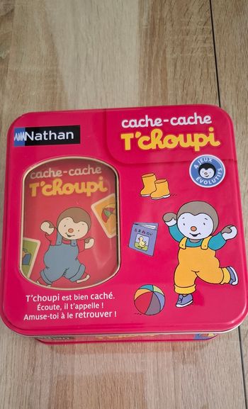 Jeu de cache cache Tchoupi parlant, Nathan